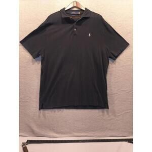Polo Ralph Lauren Shirt Size XL Black Short Sleeve Button Up